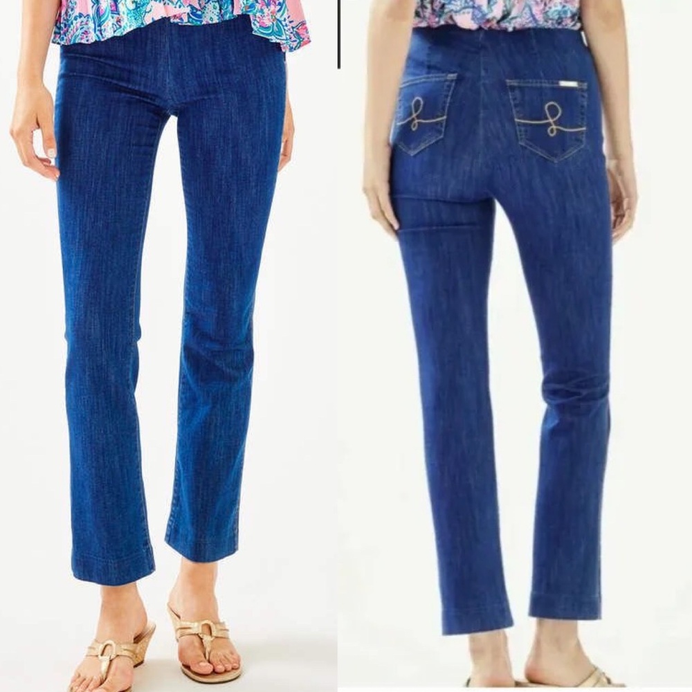 Lilly Pulitzer NWOT Ocean Cay High Rise Crop (6)